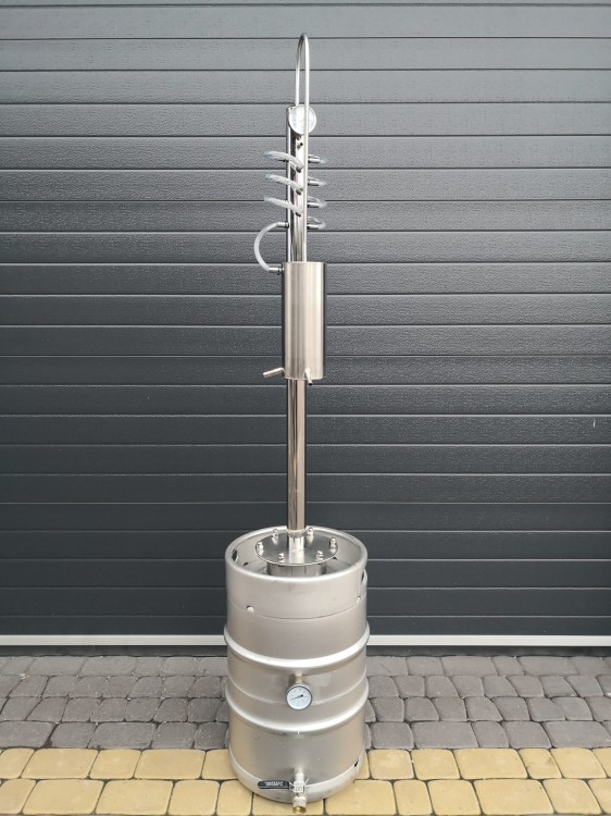 Destylator 8 zimnych palców szeroki wlew