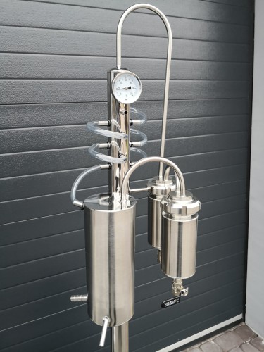 Destylator 6 zimnych palców 2 odkręcane odstojniki_1